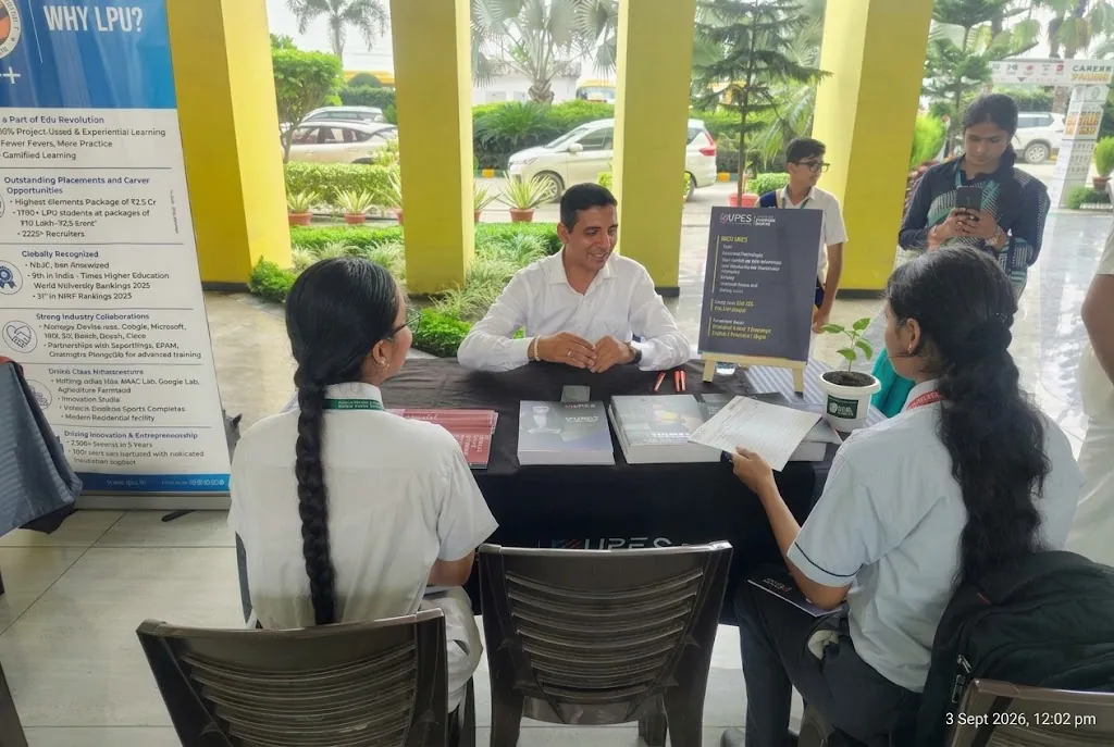 Students engaged in classroom career workshop session